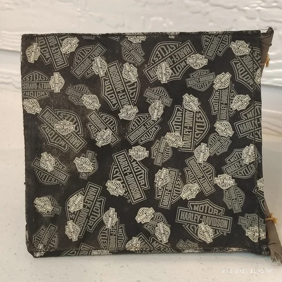 HARLEY DAVIDSON ROAMER BIKER BEAR BEAN PLUSH ''97 Fabric Harley Tent ''99 Set - Picture 6 of 10